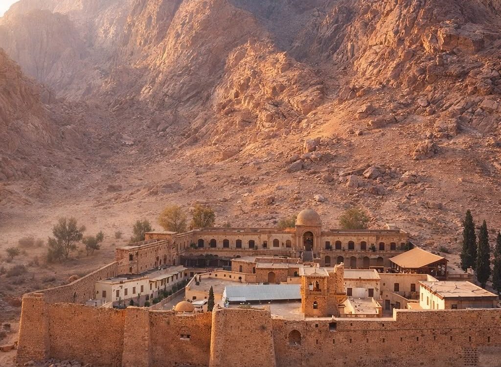 Moses mountain and saint cathreine monastery